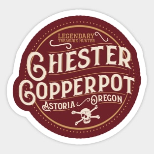 Chester Copperpot - Legendary Treasure Hunter Sticker